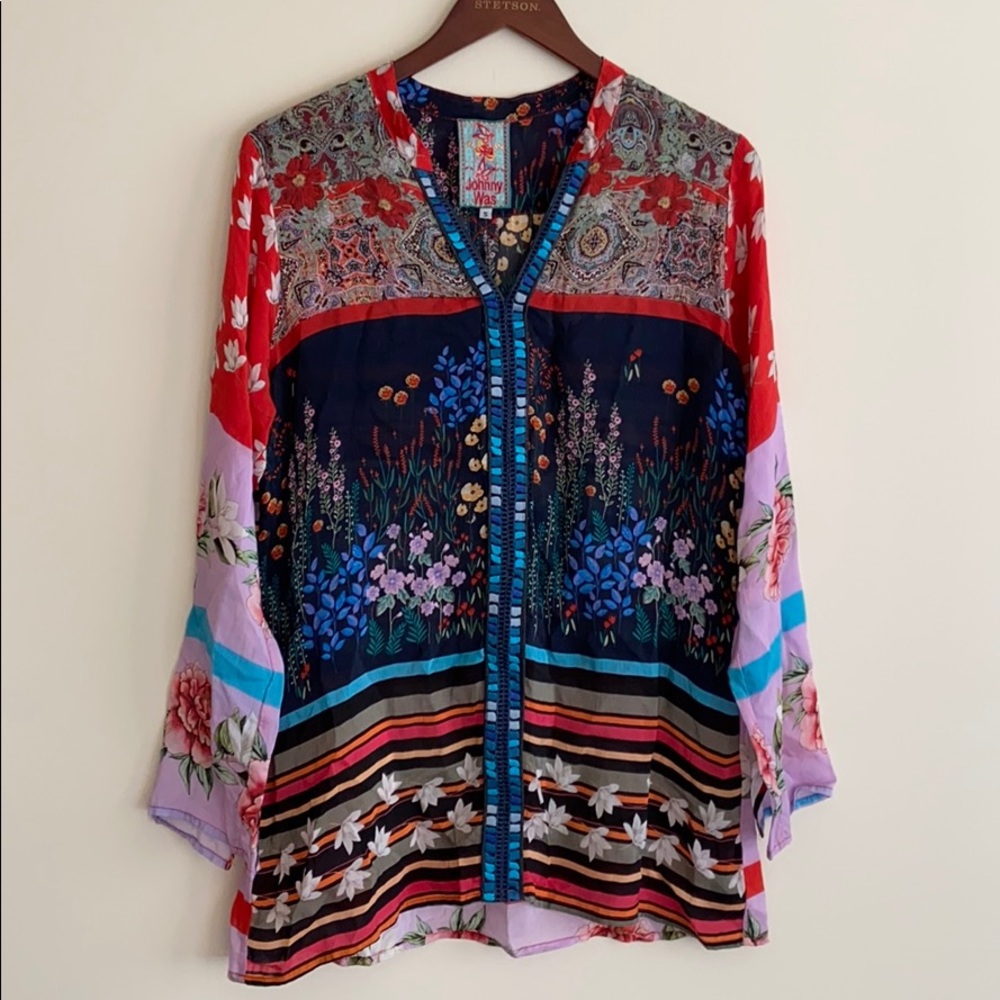 JOHNNY WAS boho tunic VERY GOOD DEAL